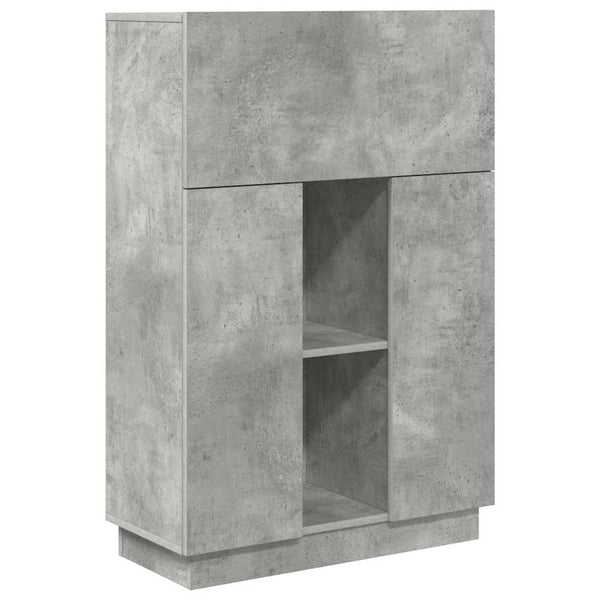 Pöytä Betoni Harmaa 71.5 x 31.5 x 106.5 cm Tekninen puu