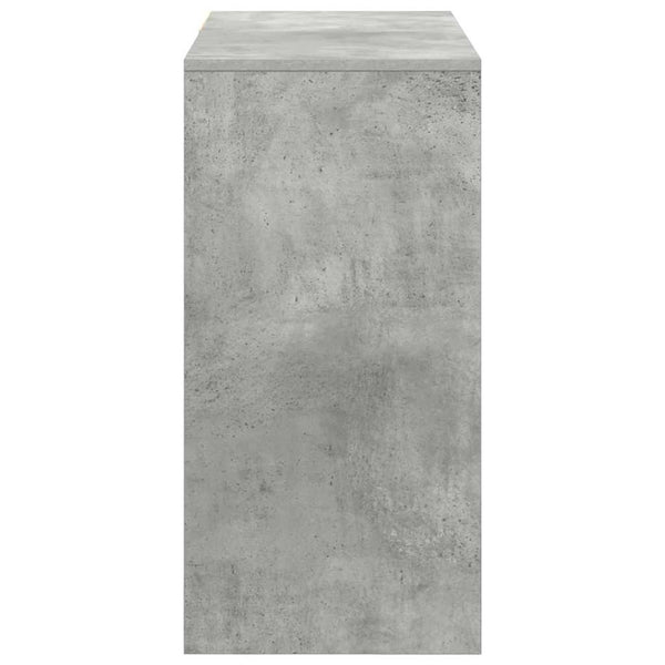 Pöytä Betoni Harmaa Tekninen puu 90 x 37.5 x 75 cm