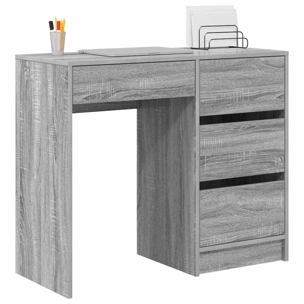 Pöytä Harmaa Sonoma Tekninen puu 90 x 37.5 x 75 cm