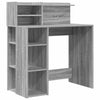 Pöytä Harmaa Sonoma Tekninen puu 90 x 48 x 101,5 cm