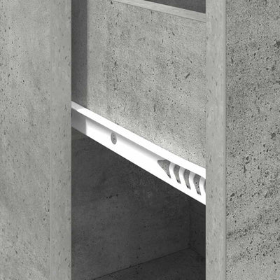 Betoninharmaa sivupöytä Matilda 38x34.5x75cm (puinen)