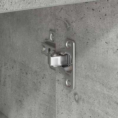 Betoninharmaa sivupöytä Matilda 38x34.5x75cm (puinen)