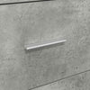 Betoninharmaa sivupöytä Matilda 38x34.5x75cm (puinen)
