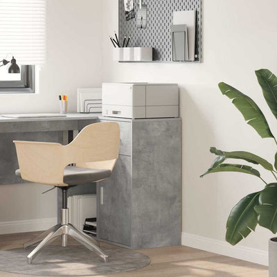 Betoninharmaa sivupöytä Matilda 38x34.5x75cm (puinen)