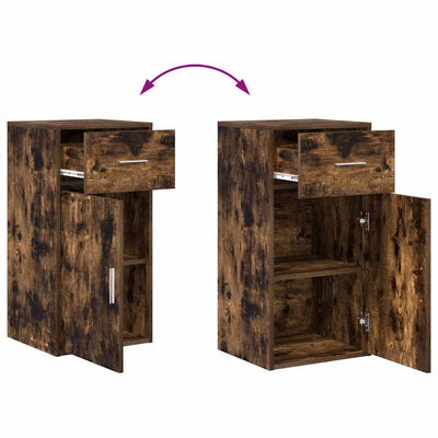 Savutammi sivupöytä Panaghii 38x34.5x75cm (puinen)