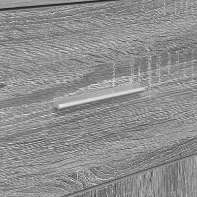 Harmaa sivupöytä Dancu 38x34.5x75cm (puinen)