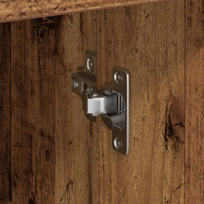 Vanha puu sivupöytä Chiran 38x34.5x75cm (puinen)