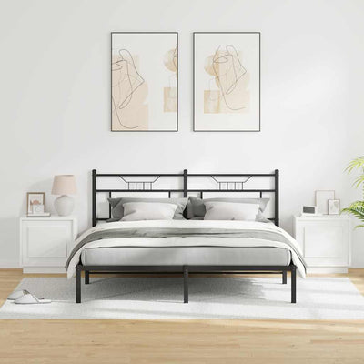 Valkoinen yöpöytäkaappi Zayne 44x34.5x45cm (2 pcs puinen)