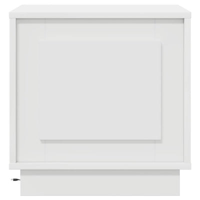 Valkoinen yöpöytäkaappi Zayne 44x34.5x45cm (2 pcs puinen)