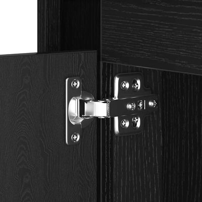 Musta yöpöytäkaappi Voican 44x34.5x45cm (puinen)