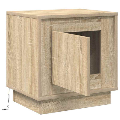Yöpöytäkaappi Sonoma tammi 44 x 34.5 x 45 cm Tekninen puu
