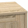 Yöpöytäkaappi 2 pcs Sonoma tammi 44 x 34.5 x 45 cm Tekninen puu