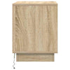 Yöpöytäkaappi 2 pcs Sonoma tammi 44 x 34.5 x 45 cm Tekninen puu