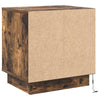 Yöpöytäkaappi 2 pcs Savutammi 44 x 34.5 x 45 cm Tekninen puu