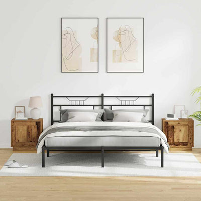 Yöpöytäkaappi Oldiko 44x34.5x45cm (2 pcs vanha puu puinen)