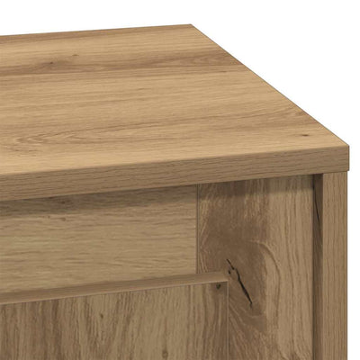 Yöpöytäkaappi mukana 2 pcs artesaani tammi 44 x 34.5 x 45 cm