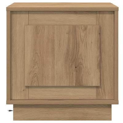 Yöpöytäkaappi mukana 2 pcs artesaani tammi 44 x 34.5 x 45 cm