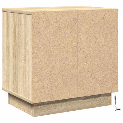 Yöpöytäkaappi Sonoma tammi 50 x 34.5 x 50 cm. Tekninen puu