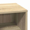 Yöpöytäkaappi mukana 2 pcs Sonoma tammi 50 x 34.5 x 50 cm.