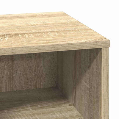 Yöpöytäkaappi mukana 2 pcs Sonoma tammi 50 x 34.5 x 50 cm.