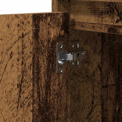 Vanha puu yöpöytäkaappi Elfride 50x34.5x50cm (2 pcs. puinen)