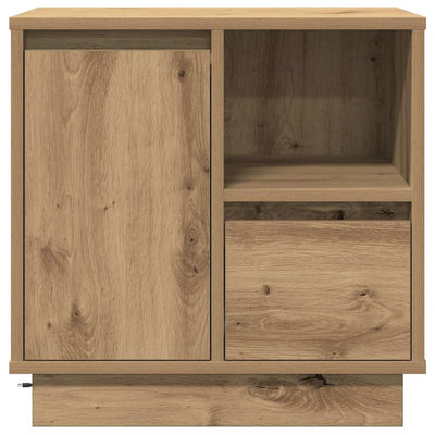 Yöpöytäkaappi mukana 2 pcs artesaani tammi 50 x 34.5 x 50 cm.