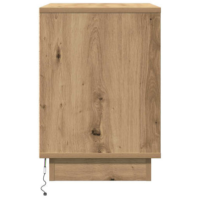 Yöpöytäkaappi mukana 2 pcs artesaani tammi 50 x 34.5 x 50 cm.