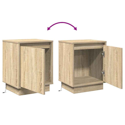 Sonoma tammi yöpöytäkaappi Gavozdea 39x34.5x50cm (puinen)