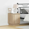 Yöpöytäkaappi 2 pcs Sonoma tammi 39 x 34.5 x 50 cm Tekninen puu