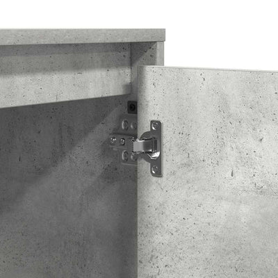 Betoninharmaa yöpöytäkaappi Prudence 39x34.5x50cm (puinen)