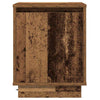 Vanha puu yöpöytäkaappi Istfan 39x34.5x50cm (puinen)