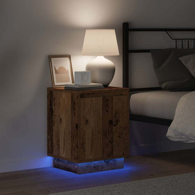 Yöpöytäkaappi Leventu 39x34.5x50cm (2 pcs vanha puu puinen)