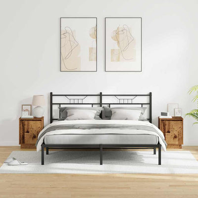 Yöpöytäkaappi Leventu 39x34.5x50cm (2 pcs vanha puu puinen)