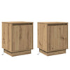 Yöpöytäkaappi mukana 2 pcs artesaani tammi 39 x 34.5 x 50 cm