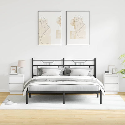 Valkoinen yöpöytäkaappi Taica 39x34.5x50cm (2 pcs puinen)