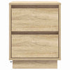Yöpöytäkaappi 2 pcs Sonoma tammi 39 x 34.5 x 50 cm Tekninen puu