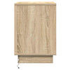 Yöpöytäkaappi 2 pcs Sonoma tammi 39 x 34.5 x 50 cm Tekninen puu