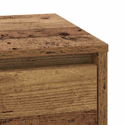 Vanha puu yöpöytäkaappi Gramada 39x34.5x50cm (2 pcs puinen)