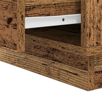 Vanha puu yöpöytäkaappi Gramada 39x34.5x50cm (2 pcs puinen)