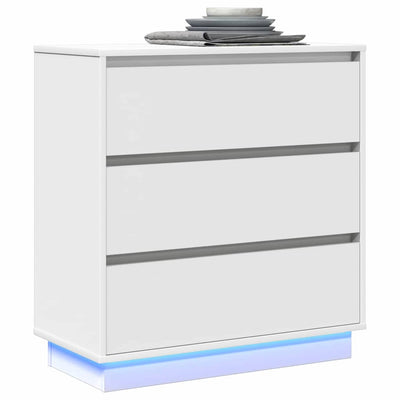 Valkoinen yöpöytäkaappi Tarxitiu 71x34.5x75cm (puinen)