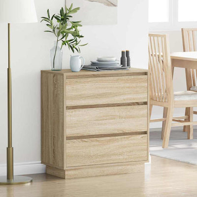 Yöpöytäkaappi Sonoma tammi 71 x 34.5 x 75 cm Tekninen puu