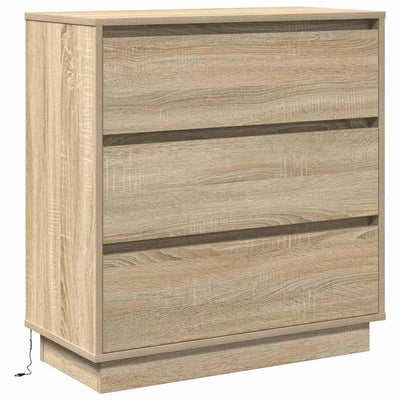 Yöpöytäkaappi Sonoma tammi 71 x 34.5 x 75 cm Tekninen puu