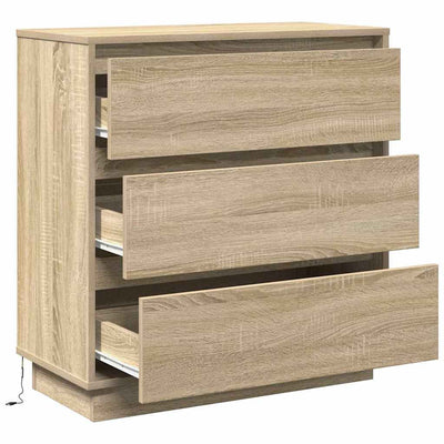 Yöpöytäkaappi Sonoma tammi 71 x 34.5 x 75 cm Tekninen puu
