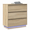 Yöpöytäkaappi Sonoma tammi 71 x 34.5 x 75 cm Tekninen puu