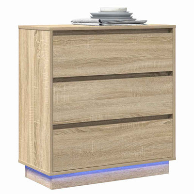 Yöpöytäkaappi Sonoma tammi 71 x 34.5 x 75 cm Tekninen puu