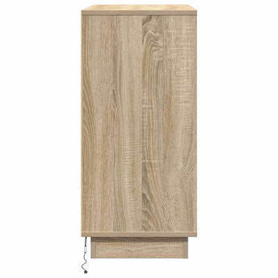 Yöpöytäkaappi Sonoma tammi 71 x 34.5 x 75 cm Tekninen puu