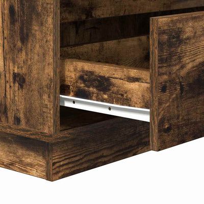 Yöpöytäkaappi mukana Savutammi 71 x 34.5 x 75 cm Tekninen puu