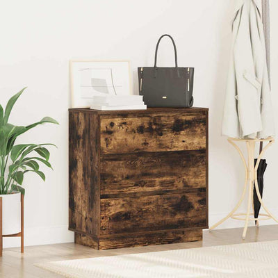 Yöpöytäkaappi mukana Savutammi 71 x 34.5 x 75 cm Tekninen puu