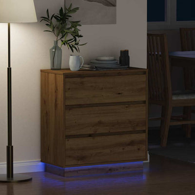 Artesaani tammi yöpöytäkaappi Inisconi 71x34.5x75cm (puinen)