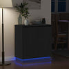 LED-pöytätaso Musta tammi 71 x 34,5 x 75 cm Tekninen puu